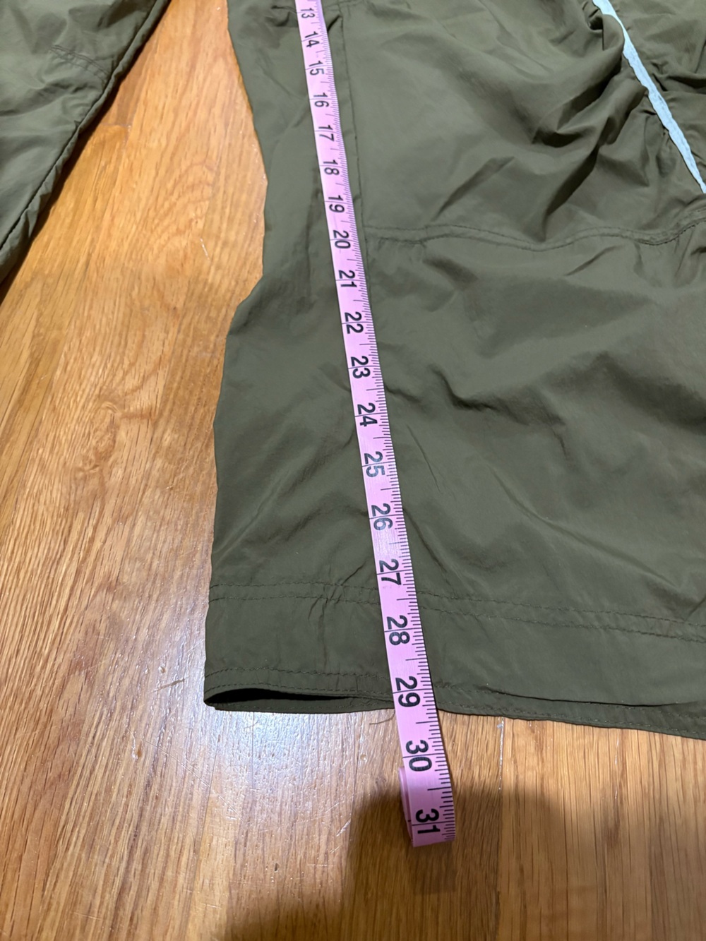 Daily Practice by Anthropologie Olive Green Parachute Wide Leg Pants Size S - Picture 7 of 7
